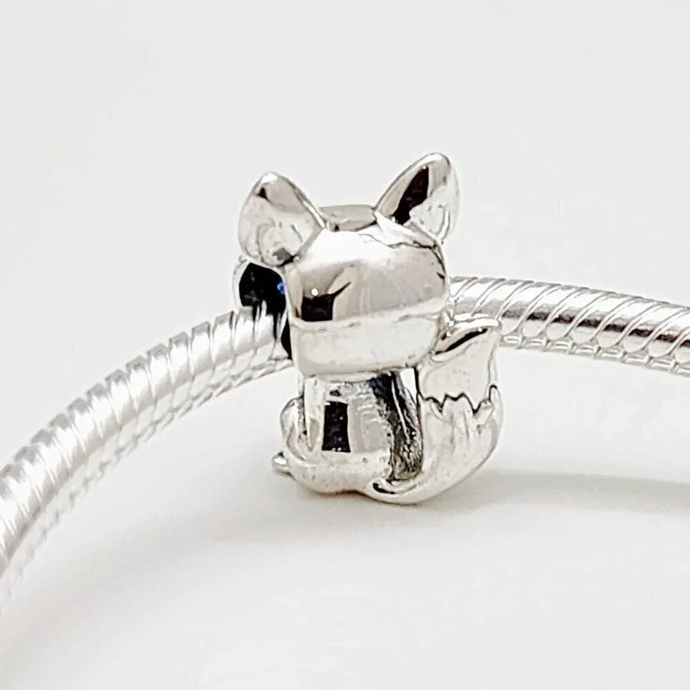 Pandora Blue-Eyed Fox Charm